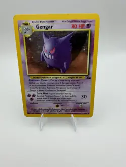 Pokemon TCG 4-Card Holo Lot Magneton Machamp Gengar Wigglytuff WOTC 1999 - Image 3