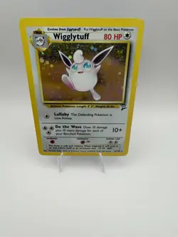 Pokemon TCG 4-Card Holo Lot Magneton Machamp Gengar Wigglytuff WOTC 1999 - Image 4