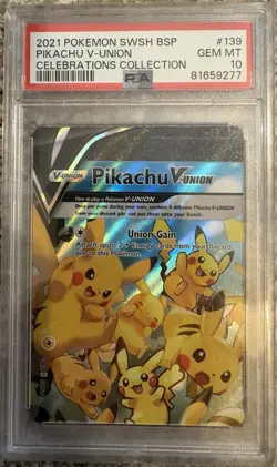 PSA 10 Pikachu V-Union [Set of 4] SWSH: Sword & Shield Promo Cards Holo - Image 3