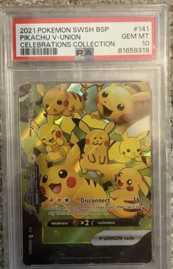 PSA 10 Pikachu V-Union [Set of 4] SWSH: Sword & Shield Promo Cards Holo - Image 5