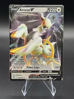 Arceus V (Metal Card) 122/172 Holo Miscellaneous Cards & Products Pokemon NM - Image 1