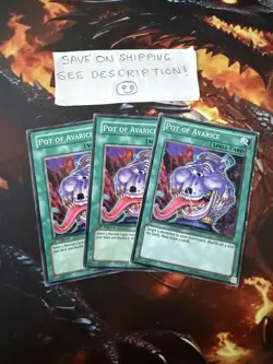 3x Pot of Avarice Random Sets/Edition/Rarity Yugioh! Card - Combine Shipping! ✉ - Image 1