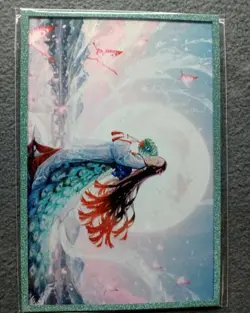 4cards + 3 Nezuko Demon slayer A6 board WAIFU ANIME CARD - Image 2