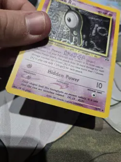 Unown A - 14/75 - Pokemon Neo Discovery Unlimited Holo Rare Card WOTC MP - Image 3