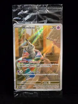 Mimikyu 075 Sv: Scarlet & Violet Promo Cards Holo *Sealed* Black Star Promo 1/4 - Image 1