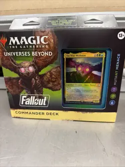 Universes Beyond: Fallout Commander Deck - Mutant Menace MTG Brand New Sealed 195166228532 - Image 1