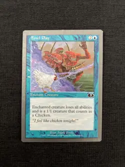 1x Fowl Play MTG Unglued NM Magic Regular - Image 1