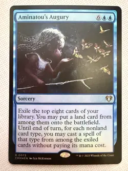 Aminatou's Augury Commander Masters Foil - Image 1