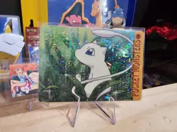 1999 Vintage Pocket Monsters Vending Prism - Mew Underwater Movie Scene #34 - Image 1