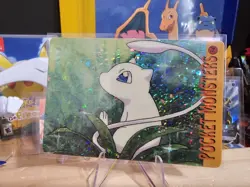 1999 Vintage Pocket Monsters Vending Prism - Mew Underwater Movie Scene #34 - Image 5