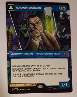 Norman Osborn Green Goblin Showcase NM Marvel Spiderman MTG MAGIC THE GATHERING - Image 1