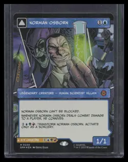 Norman Osborn (Borderless) Marvel's Spider-Man #220 Foil - Image 1