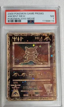 2000 Pokemon Game Movie Promo Ancient Mew PSA 7 - Image 1