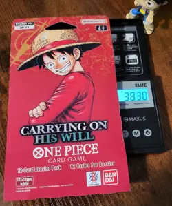 One Piece OP-13 CARRYING ON HIS WILL Sleeved Booster Pack - HEAVY - 38g 🔥 - Image 1
