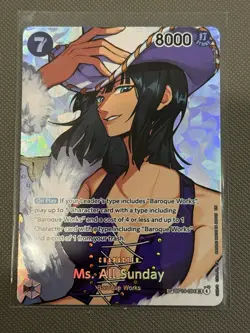 English Ms. All Sunday Nico Robin SP OP14-084 One Piece OP-16 TIME OF BATTLE - Image 1