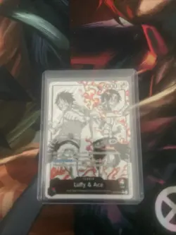 ST30-001 Luffy & Ace Leader Alt Art (Parallel) One Piece TCG - Image 1