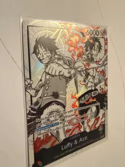 ST30-001 Luffy &Ace Leader Alt Art One Piece Card Game ENGLISH - Image 5