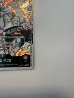 Luffy & Ace ST30-001 Alt Art Leader One Piece Trading Card Game Mint/NM - Image 2