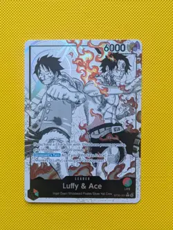 ST30-001 Luffy & Ace Leader Alt Art (Parallel) One Piece TCG - Image 1