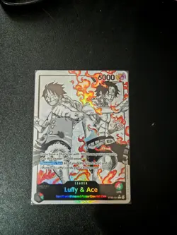 ST30-001 Luffy & Ace Leader Alt Art (Parallel) One Piece TCG - Image 1