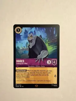 Disney Lorcana Hades, Looking for a Deal 56/204 Legendary Whispers in the Well - Image 1