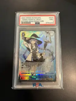 Weiss Schwarz “Things I Can Give You” Roxy Gold Signature PSA Graded 10 - Image 1