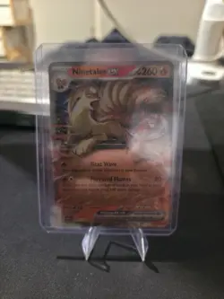Pokemon Ninetales EX TCG Holo Card Double Rare Scarlet & Violet 151 038/165 - Image 1