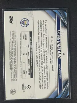 Topps Panini Erling Haaland Manchester City 3 Card Lot UEFA Premier League - Image 2