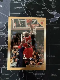 1998 Topps Basketball Michael Jordan Card - Image 1
