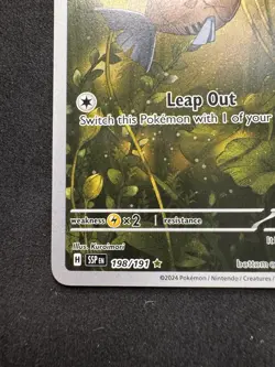Feebas Surging Sparks 198/191 Full Art Illustration Rare Holo Pokemon TCG Card - Image 4