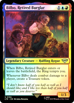 MTG - Bilbo, Retired Burglar - Foil - Lord of the Rings - Magic the Gathering - Image 1