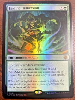 MTG - Leyline Immersion 21 - March of the Machine: The Aftermath Foil Rare - NM - Image 1