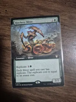 Hatchery Sliver (Extended Art) Commander Masters Regular - Image 2