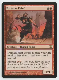 MTG Time Spiral Fortune Thief #156/301 Rare - Image 1
