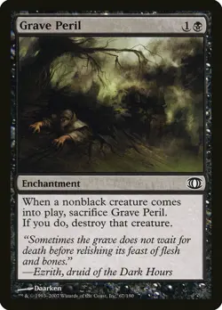 4x GRAVE PERIL x4 - Nearmint - FUT Future Sight - MTG - FREE SHIPPING - Image 1