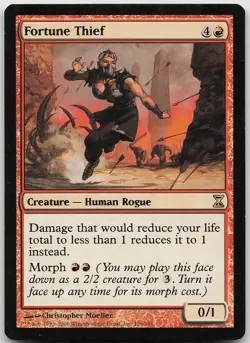 Fortune Thief Rare Time Spiral LP MTG - Image 1