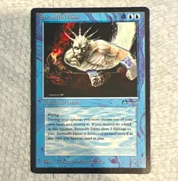 Wizards of the Coast Magic: The Gathering Serendib Djinn Revised English Rare - Image 1