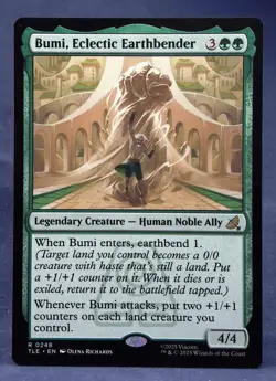 Bumi, Eclectic Earthbender -MTG- Avatar: The Last Airbender: Eternal-Legal - NM - Image 1