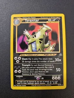 Tyranitar - 31/75 Neo Discovery - WOTC Unlimited - Pokemon TCG - 2001 LP - Image 1