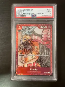 2023 ONE PIECE PREMIUM CARD COLLECTION -ONE PIECE FILM RED- #021 FRANKY PSA 9 - Image 1