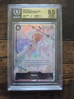 2026 Nami OP15-086 Alt Art SR Adventures on Kamis Island BGS 9.5 GEM MINT - Image 1