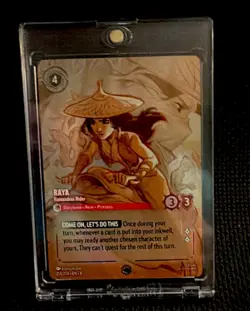 Raya - Kumandran Rider (Enchanted) 214/204 Azurite Sea Disney Lorcana NM - Image 1