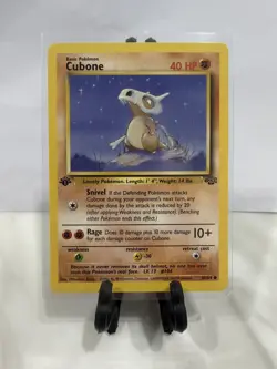 Pokemon TCG Cubone Jungle 50/64 1st Edition Common NM - Image 1