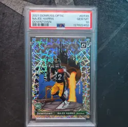 Najee Harris Downtown 2021 Optic No.DT-20 PSA 10 Case Hit - Image 1