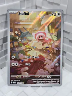 Stufful 154/132 Illustration Rare Mega Evolution Pokemon - Image 1