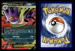 Mega Gengar ex 056/094 Holo Double Rare Phantasmal Flames Pokemon Card - Image 1