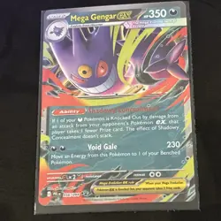 Mega Gengar ex 056/094 Phantasmal Flames Double Rare Pokemon Card - Image 1