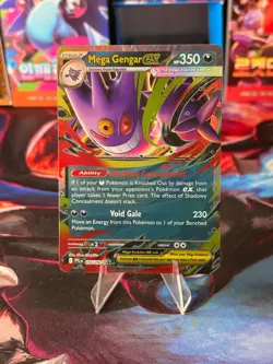 Mega Gengar ex 056/094 Phantasmal Flames Double Rare Pokemon Card - Image 1