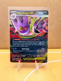 Mega Gengar ex 056/094 Phantasmal Flames Double Rare Pokemon Card - Image 1