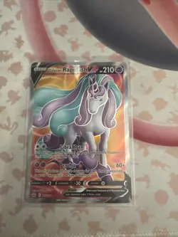 Pokemon TCG Galarian Rapidash V Sword & Shield - Chilling Reign 167/198 Holo NM - Image 1